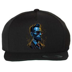 Abraham Lincoln Hip Graffiti Style Wool Snapback Cap