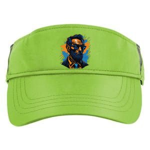 Abraham Lincoln Hipster Adult Drive Performance Visor