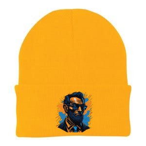 Abraham Lincoln Hipster Knit Cap Winter Beanie