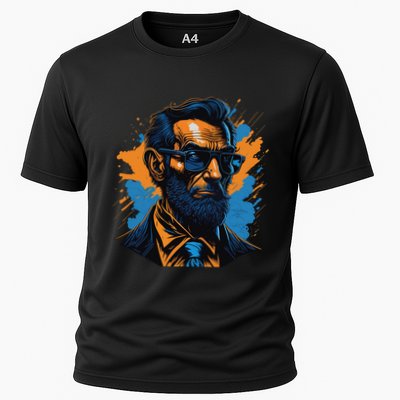 Abraham Lincoln Hipster Performance Shirt