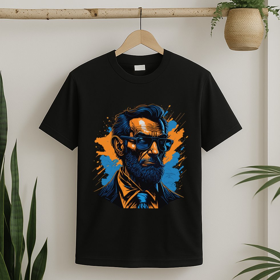 Abraham Lincoln Hipster T-Shirt