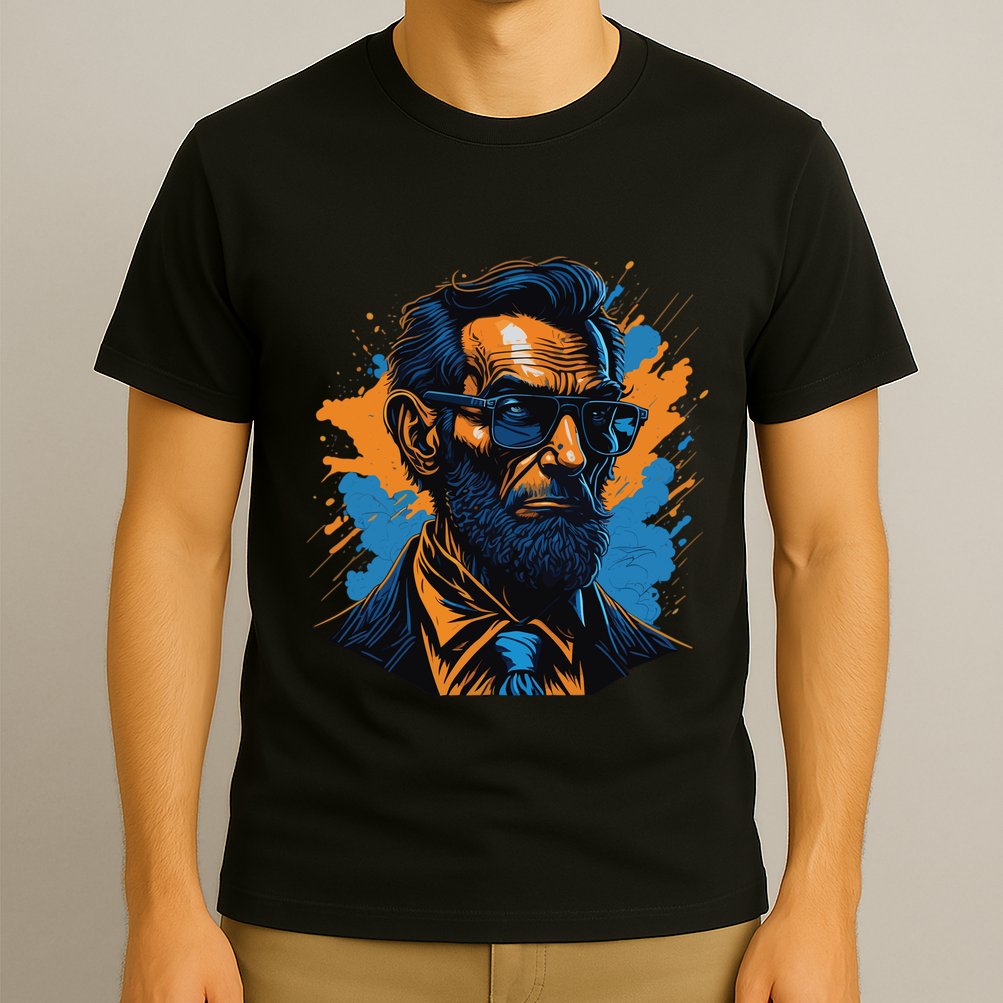 Abraham Lincoln Hipster T-Shirt