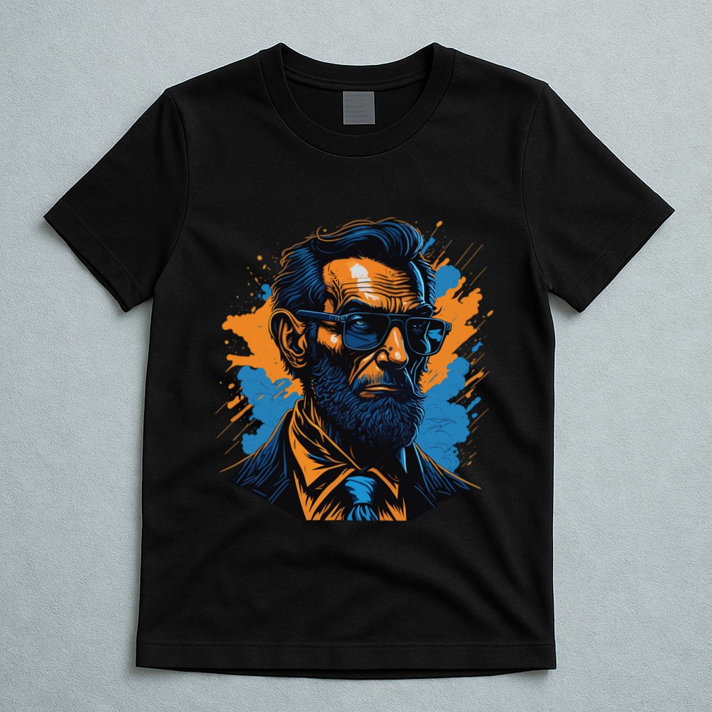 Abraham Lincoln Hipster T-Shirt