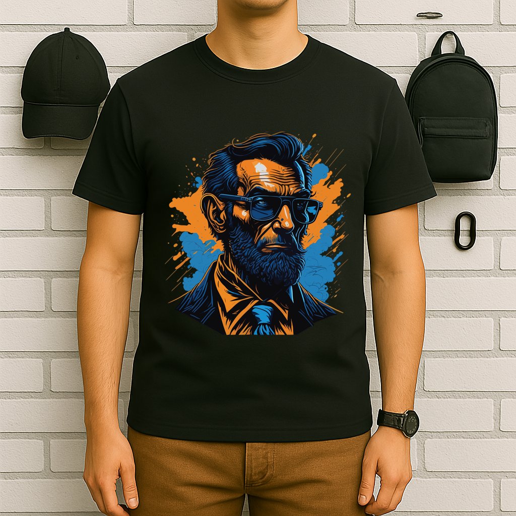 Abraham Lincoln Hipster T-Shirt