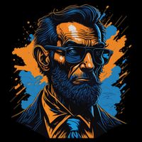 Abraham Lincoln Hipster Flatbill Hat