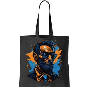 Abraham Lincoln Hipster Tote Bag