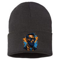 Abraham Lincoln Hipster Sustainable Knit Beanie