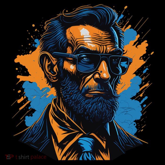 Abraham Lincoln Hipster Baby Bodysuit