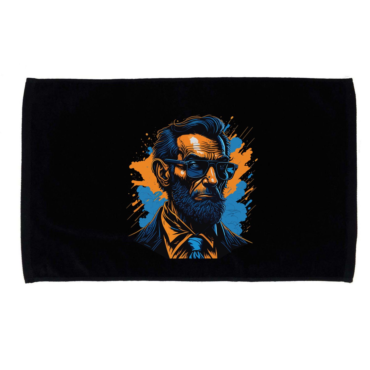 Abraham Lincoln Hipster Microfiber Hand Towel
