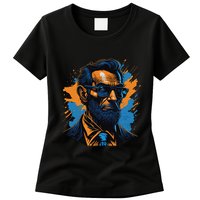 Abraham Lincoln Hipster Womens T-Shirt