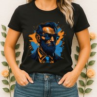 Abraham Lincoln Hipster Womens T-Shirt