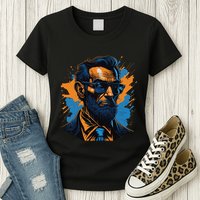 Abraham Lincoln Hipster Womens T-Shirt