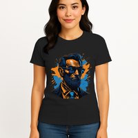 Abraham Lincoln Hipster Womens T-Shirt