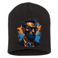 Abraham Lincoln Hipster Short Acrylic Beanie