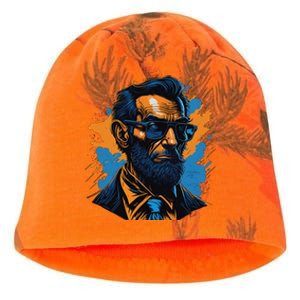 Abraham Lincoln Hipster Kati - Camo Knit Beanie