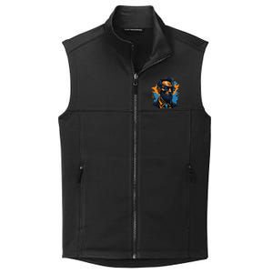 Abraham Lincoln Hipster Collective Smooth Fleece Vest