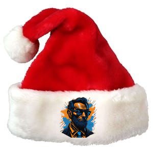 Abraham Lincoln Hipster Premium Christmas Santa Hat