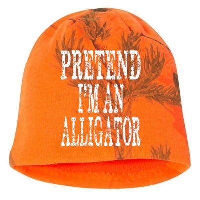 Alligator Lazy Halloween Costume Pretend Im An Alligator Kati - Camo Knit Beanie