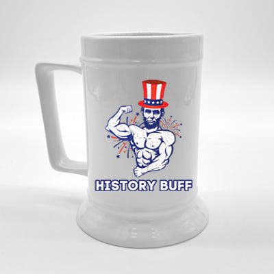 Abraham Lincoln History Buff Funny Weightlifting Workout Gym Beer Stein