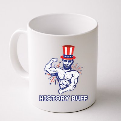 Abraham Lincoln History Buff Funny Weightlifting Workout Gym Coffee Mug