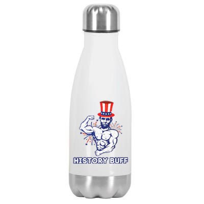 Abraham Lincoln History Buff Funny Weightlifting Workout Gym Stainless Steel Insulated Water Bottle