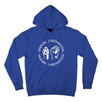 Animal Liberation Hu Liberation Vegan Activist Funny Gift Hoodie