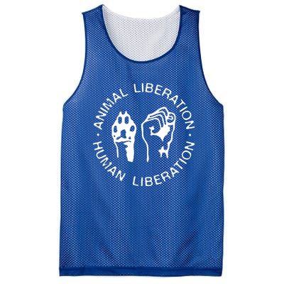 Animal Liberation Hu Liberation Vegan Activist Funny Gift Mesh Reversible Basketball Jersey Tank