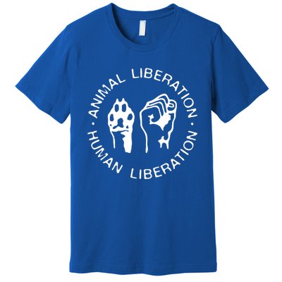 Animal Liberation Hu Liberation Vegan Activist Funny Gift Premium T-Shirt