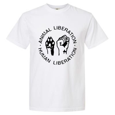 Animal Liberation Hu Liberation Vegan Activist Funny Gift Garment-Dyed Heavyweight T-Shirt