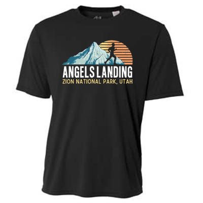 Angels Landing Hiking Trail Zion National Park Utah Cooling Performance Crew T-Shirt