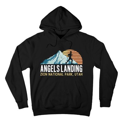 Angels Landing Hiking Trail Zion National Park Utah Hoodie