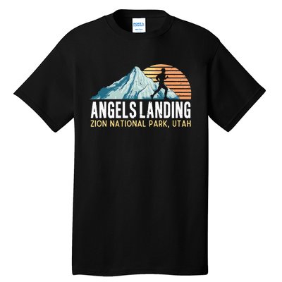 Angels Landing Hiking Trail Zion National Park Utah Tall T-Shirt