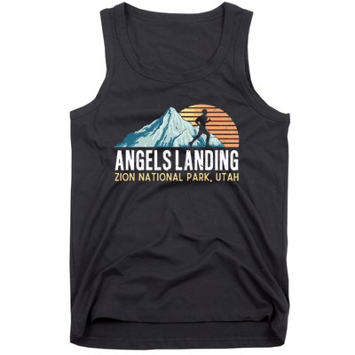 Angels Landing Hiking Trail Zion National Park Utah Tank Top