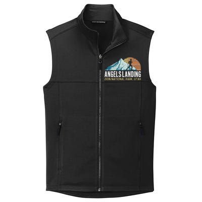 Angels Landing Hiking Trail Zion National Park Utah Collective Smooth Fleece Vest