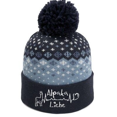 Alpaca Love Heartbeat Heart Alpaca Alpaca Fans Alpacas The Baniff Cuffed Pom Beanie