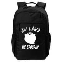 Aw Lawd He Spoopin' Concerned Ghost Design Backpack