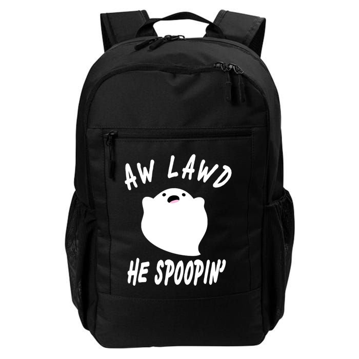 Aw Lawd He Spoopin' Concerned Ghost Design Backpack