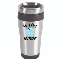 Aw Lawd He Spoopin' Concerned Ghost Design 16oz Travel Tumbler