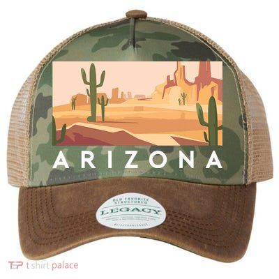 Arizona Lover Holiday Mountain Nature Legacy Tie Dye Trucker Hat