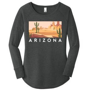 Arizona Lover Holiday Mountain Nature Women's Perfect Tri Tunic Long Sleeve Shirt