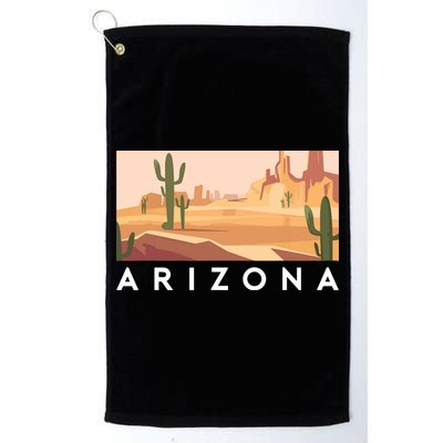 Arizona Lover Holiday Mountain Nature Golf Towel