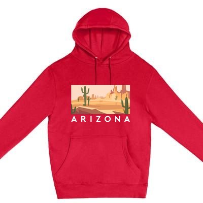 Arizona Lover Holiday Mountain Nature Premium Pullover Hoodie