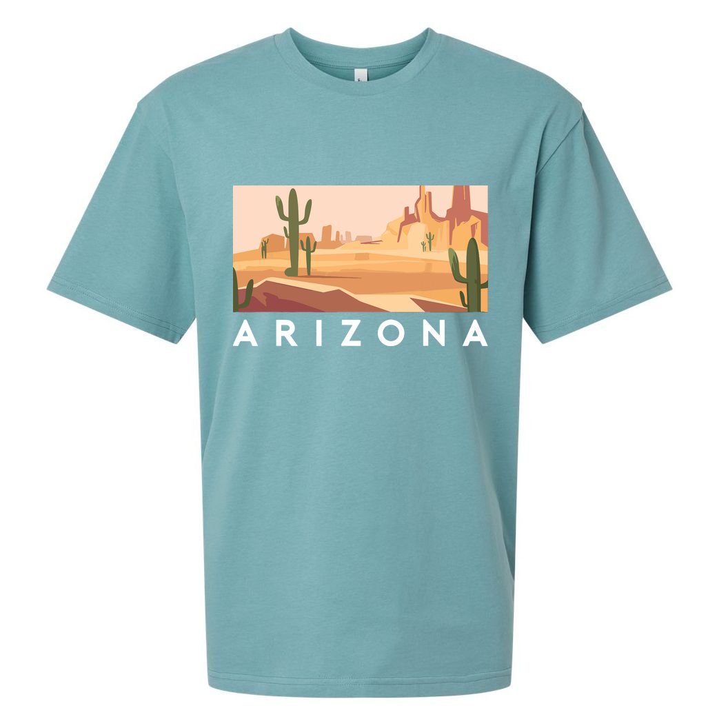 Arizona Lover Holiday Mountain Nature Sueded Cloud Jersey T-Shirt
