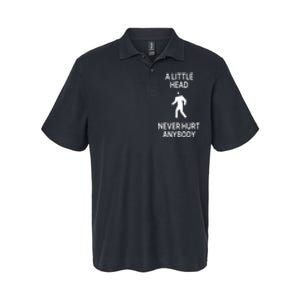 A Little Head Never Hurt Anybody Softstyle Adult Sport Polo