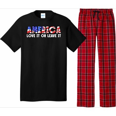 America Love It Or Leave It Pajama Set