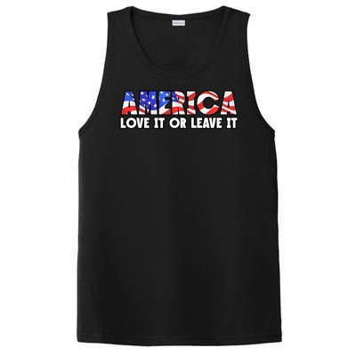 America Love It Or Leave It PosiCharge Competitor Tank