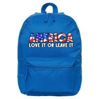 America Love It Or Leave It 16 in Basic Backpack