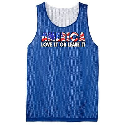 America Love It Or Leave It Mesh Reversible Basketball Jersey Tank