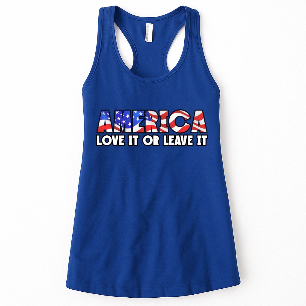 America Love It Or Leave It Womens Tank Top