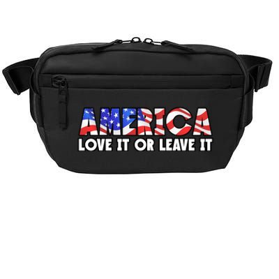 America Love It Or Leave It Crossbody Pack